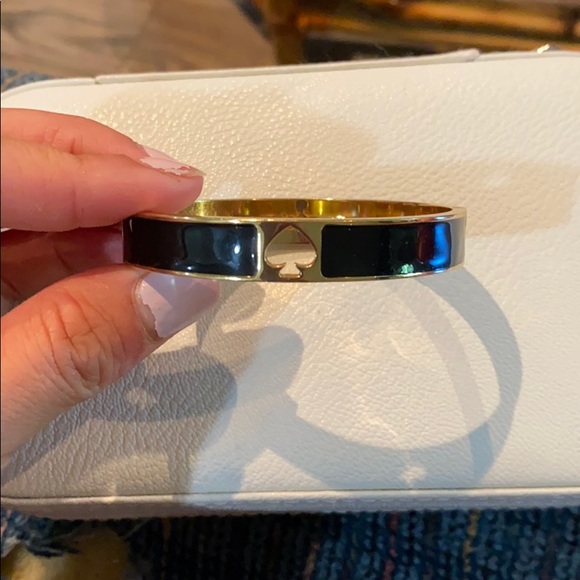 Kate Spade bangle black and gold